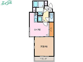 サンライズコート  ｜ 三重県四日市市日永西5丁目（賃貸マンション1DK・1階・31.62㎡） その2