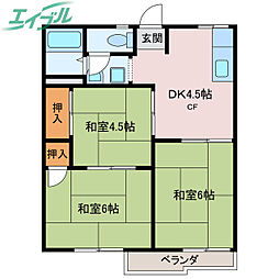 ハイツ山の平 2階
