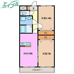 コーラルガーデン 2階/-