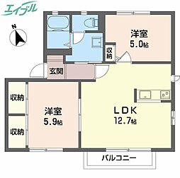 ルミエール城西 C棟 2階