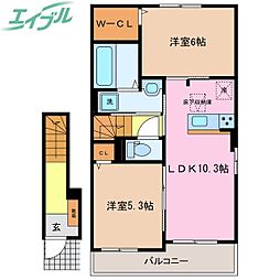 ボヌール伸栄 B 2階