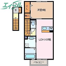 フェリチターレ 2階