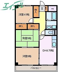 プレアールときわ 4階/-