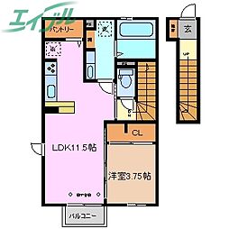 アルバグランデ金場 B 2階