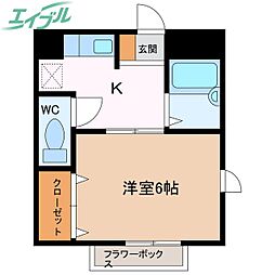 ジョイ・ホーム 1Kの間取図画像