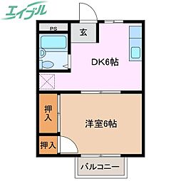 シティハイツ西阿倉川 2階