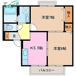 サニーコート黒宮 2階