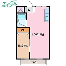 シングルハウスK 1階