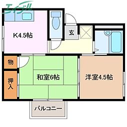 プレジール堀木 2階