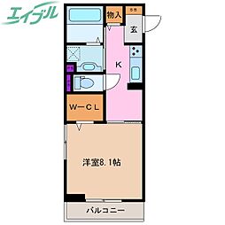 EspacioSueno2 1Kの間取図画像