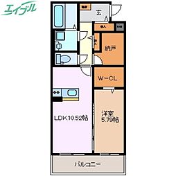 Fine3 1SLDKの間取図画像