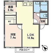 エイトスクウェア芳ヶ崎 105 ｜ 三重県桑名市大字芳ケ崎（賃貸アパート1LDK・1階・54.57㎡） その2