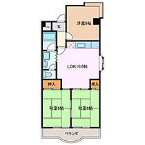 エスポア菰野 401 ｜ 三重県三重郡菰野町大字菰野（賃貸マンション3LDK・4階・56.72㎡） その2