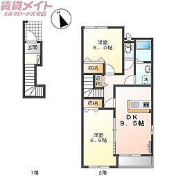 三岐鉄道北勢線 東員駅 徒歩10分