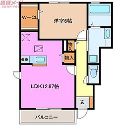 フィオレット エム B棟 1階