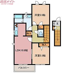 雪月花 6番館 2階/-