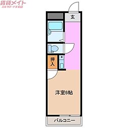 South 1Kの間取図画像