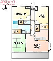 物件の間取り