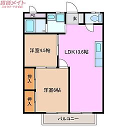 サニーハイツB 2階