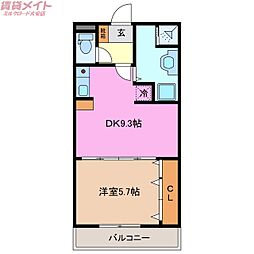 カーザ北勢 2階