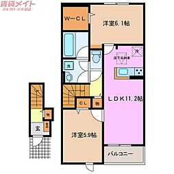 ルーセント・ヴィラ A 2階