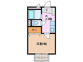 リッツ白梅A館3 101 ｜ 三重県四日市市室山町（賃貸マンション1K・1階・21.29㎡） その2