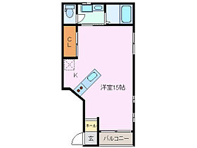 ジュンハイム 201 ｜ 三重県四日市市小古曽２丁目（賃貸アパート1R・2階・34.63㎡） その2