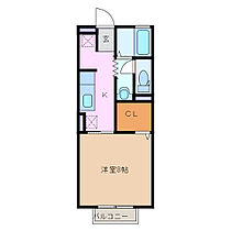 クレールカルチェ4 102 ｜ 三重県四日市市中川原３丁目（賃貸アパート1K・1階・30.03㎡） その2