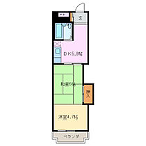 シャンピアスズキ 502 ｜ 三重県四日市市浜田町（賃貸マンション1K・5階・29.70㎡） その2