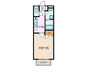 グリーンタウン参番館 313 ｜ 三重県四日市市伊倉１丁目（賃貸アパート1K・1階・26.80㎡） その2