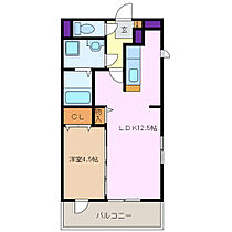 メゾンモンマルトル1 401 ｜ 三重県四日市市日永２丁目（賃貸マンション1LDK・4階・40.45㎡） その2