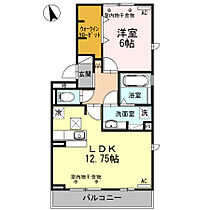 セジュール城西　A棟 101 ｜ 三重県四日市市城西町（賃貸アパート1LDK・1階・49.21㎡） その2