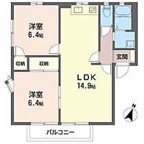 笹川ロッジＡ 201 ｜ 三重県四日市市笹川８丁目（賃貸アパート2LDK・2階・58.60㎡） その2