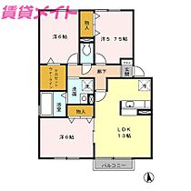 三重県四日市市日永西1丁目（賃貸アパート3LDK・2階・72.00㎡） その2