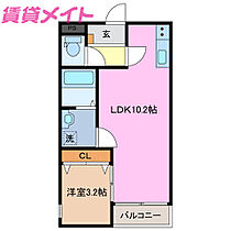 三重県四日市市南浜田町（賃貸アパート1LDK・1階・32.62㎡） その1