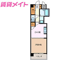 三重県四日市市中浜田町（賃貸マンション1R・2階・30.86㎡） その2