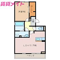 三重県四日市市城北町（賃貸アパート1LDK・3階・49.21㎡） その2