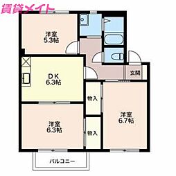 パークハイムトマリ　Ｃ．Ｄ棟