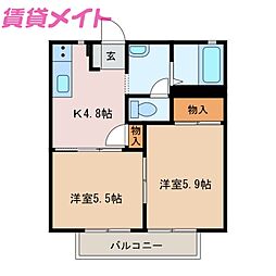 ラフィーネ和　D 2階