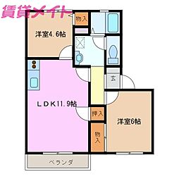 クレアトール菊水 C棟 2階