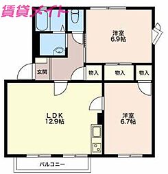 ファミール西日野 B棟 1階/-