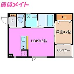 ピリナメイ 2階/-