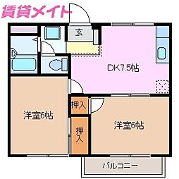 第2コーポかとう 2階