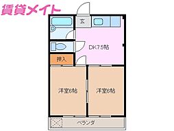 ノーブル山崎 2階/-