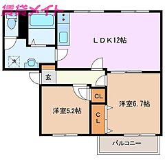 物件の間取り