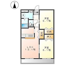 三重県鈴鹿市稲生２丁目（賃貸アパート2LDK・2階・57.75㎡） その2