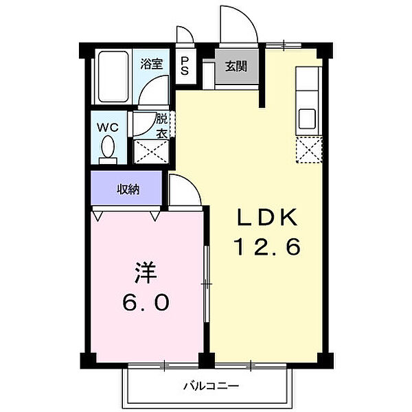 三重県鈴鹿市庄野羽山２丁目(賃貸アパート1LDK・1階・39.74㎡)の写真 その2