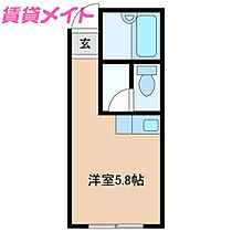 三重県鈴鹿市平田新町（賃貸マンション1R・3階・20.01㎡） その2