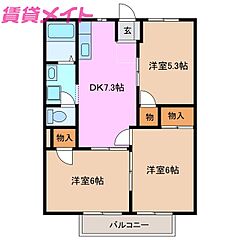 物件の間取り