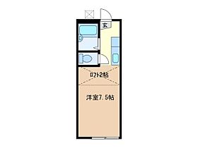 ジアルフィー弓削I 1D ｜ 三重県鈴鹿市弓削１丁目（賃貸アパート1R・1階・27.00㎡） その2